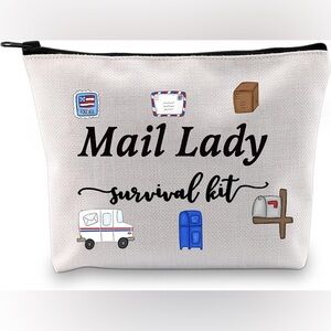 GJTIM women’s Mail Lady Survival Kit Graphic Makeup Bag